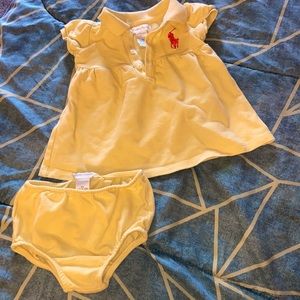 Baby girl polo dress size 3 months